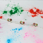 Load image into Gallery viewer, Colorful Hues Bracelet in Oxidised 925 Silver