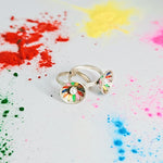 Load image into Gallery viewer, Gulal Galmour Toe Rings in Oxidised 925 Silver