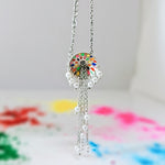 Load image into Gallery viewer, Gulal Splashing Necklace in Oxidised 925 Silver
