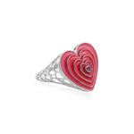 Load image into Gallery viewer, Vibrant Pulse Statement Ring in 925 Silver