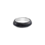 Load image into Gallery viewer, Love for Black Couple Band Ring in Enamel and 925 Silver