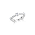 Load image into Gallery viewer, Hearts Eternity Band in 925 Silver