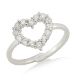 Load image into Gallery viewer, Shining Heart Ring in 925 Silver