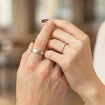 Load image into Gallery viewer, V Couple Ring in 925 Silver