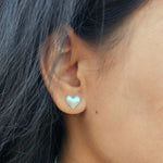 Load image into Gallery viewer, Hearty Studs in 925 Silver