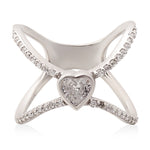 Load image into Gallery viewer, Paths of Love Criss Cross Ring