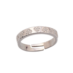 Load image into Gallery viewer, Glittering Heart Band Ring