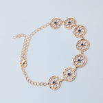 Load image into Gallery viewer, Dainty Blue Sparkle Flexible Adjustable Bracelet