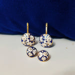 Load image into Gallery viewer, Glorious Round Two In One Jacket Earrings