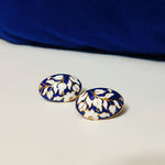 Load image into Gallery viewer, Oval Modern Button Studs Earring