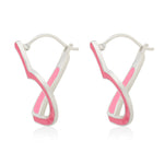 Load image into Gallery viewer, Heart Swirl Hoops Earrings
