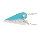 Load image into Gallery viewer, Cheerful Blue Heart Necklace