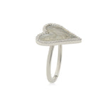 Load image into Gallery viewer, Pearly Effect Heart Ring