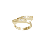 Load image into Gallery viewer, Dvaya Ring – Gold Band Ring for Women
