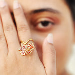 Load image into Gallery viewer, Flexi Maple Leaf Ring
