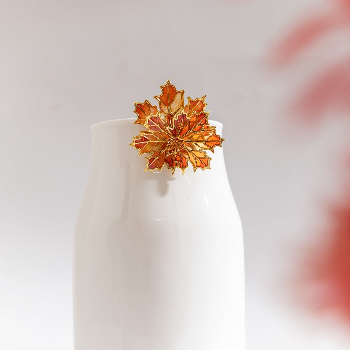 Maple bunch statement earcuff