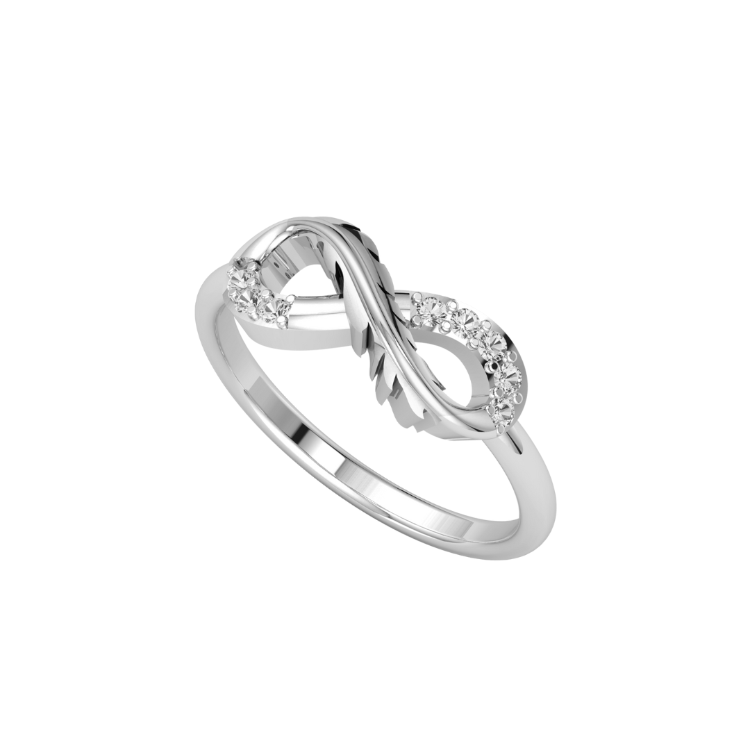 Silver ananta ring