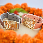 Load image into Gallery viewer, Silicone Watch Strap Zircon Bracelet Rakhi
