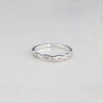 Load image into Gallery viewer, Silver Vritti Ring – Dainty Stacking &amp; Promise Ring
