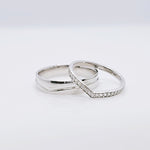 Load image into Gallery viewer, V Couple Ring in 925 Silver
