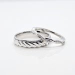 Load image into Gallery viewer, Lovely Twist Couple Ring in 925 Silver
