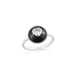 Load image into Gallery viewer, The Monolith Heart Ring in 925 Silver
