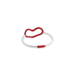Load image into Gallery viewer, Delicate Heart Ring in 925 Silver
