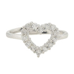 Load image into Gallery viewer, Shining Heart Ring in 925 Silver
