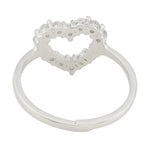 Load image into Gallery viewer, Shining Heart Ring in 925 Silver
