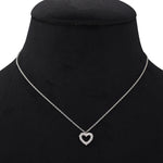 Load image into Gallery viewer, Shining Heart Necklace in 925 Silver

