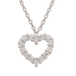 Load image into Gallery viewer, Shining Heart Necklace in 925 Silver
