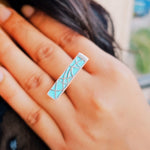 Load image into Gallery viewer, Abstract Mosaic Beauty Ring in Oxidised 925 Silver
