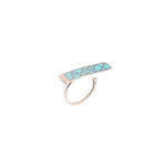 Load image into Gallery viewer, Abstract Mosaic Beauty Ring in Oxidised 925 Silver
