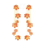 Load image into Gallery viewer, Statement Maple Leaf Dangle Earrings
