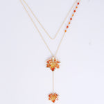 Load image into Gallery viewer, Maple Lariat Necklace
