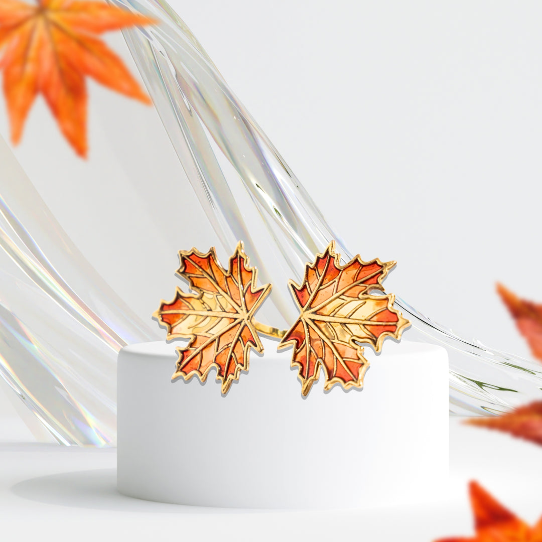 Maple Leaf Statement Ring