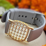 Load image into Gallery viewer, Silicone Watch Strap Jeweled Bracelet Rakhi
