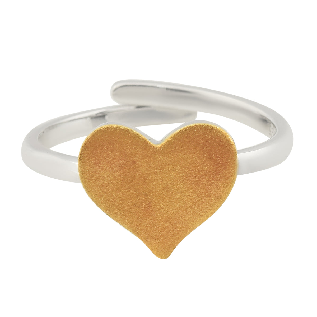 Old is gold heart ring