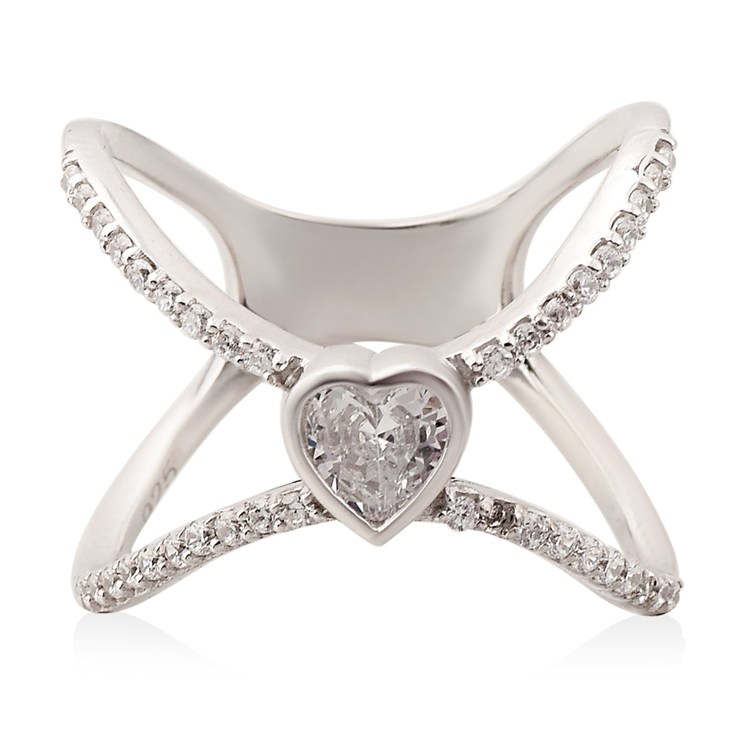 Paths of Love Criss Cross Ring