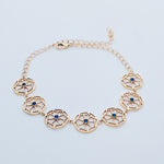 Load image into Gallery viewer, Dainty Blue Sparkle Flexible Adjustable Bracelet
