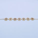 Load image into Gallery viewer, Dainty Blue Sparkle Flexible Adjustable Bracelet
