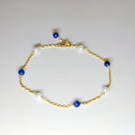 Load image into Gallery viewer, Blue Pottery Bracelet
