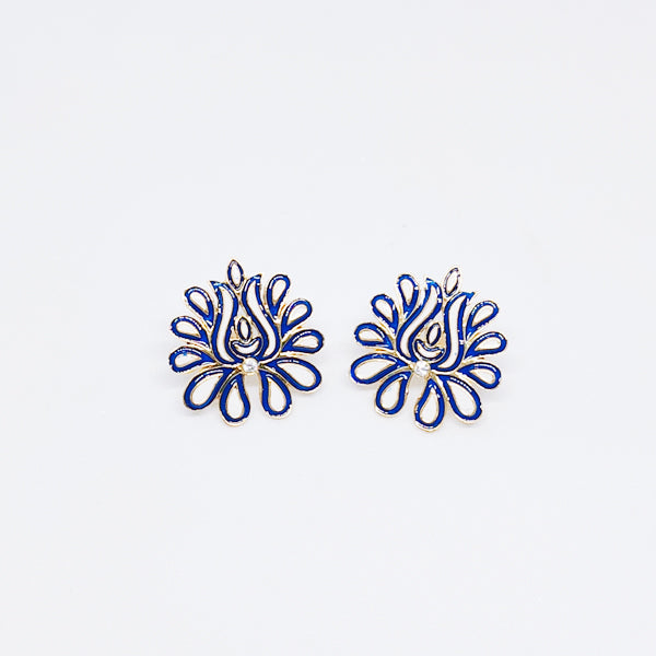 Paisley affair stud earrings