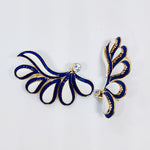 Load image into Gallery viewer, Paisley Affair Statement Earcuff Earrings
