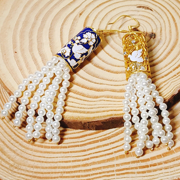 Life of a bird statement dangle earrings