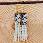 Load image into Gallery viewer, Life Of A Bird Statement Dangle Earrings
