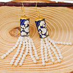 Load image into Gallery viewer, Life Of A Bird Statement Dangle Earrings
