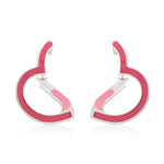 Load image into Gallery viewer, Heart Swirl Hoops Earrings
