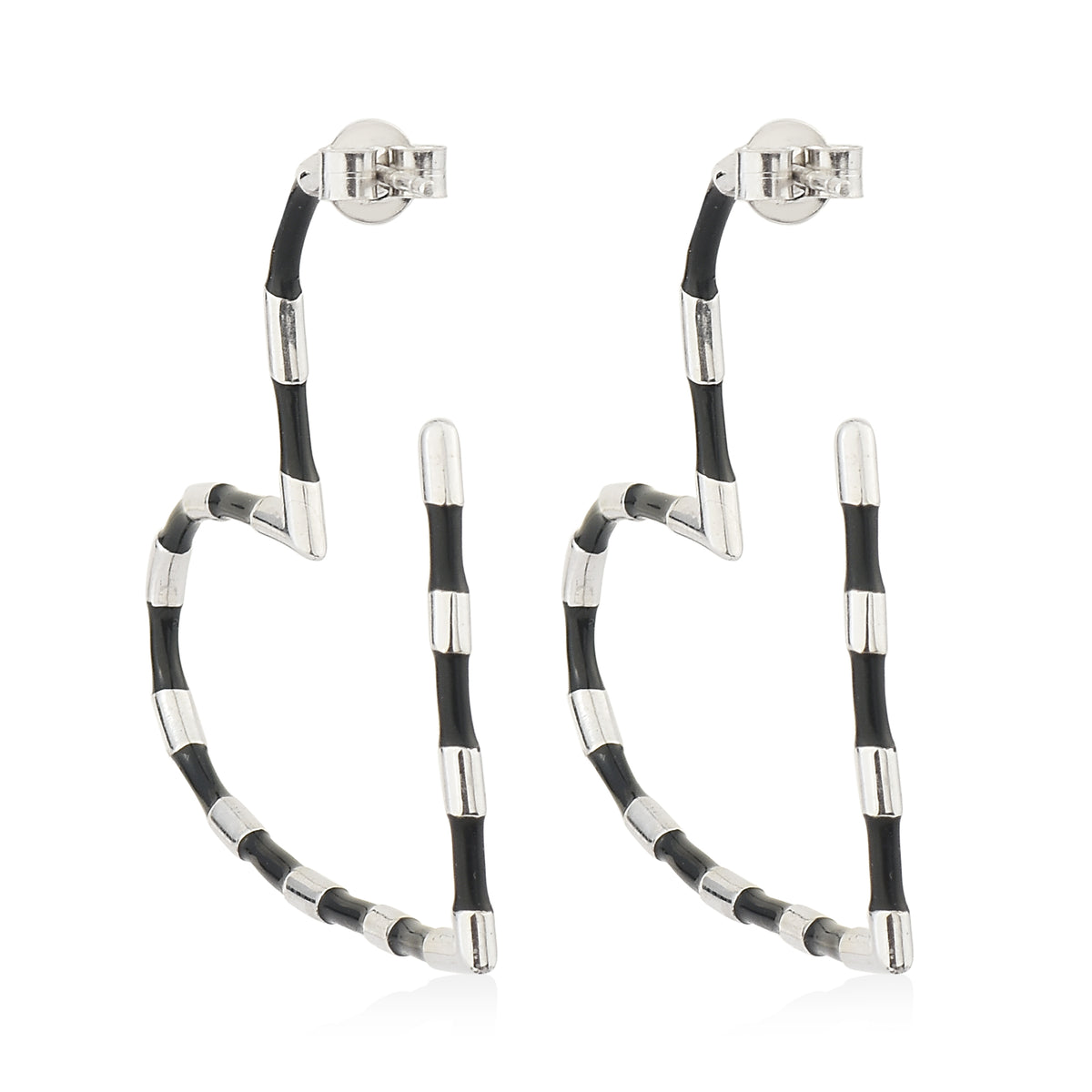 Love is statement hoop earrings