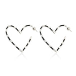 Load image into Gallery viewer, Love is Statement Hoop Earrings
